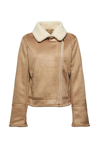 shearling jkt - C270/BEIGE