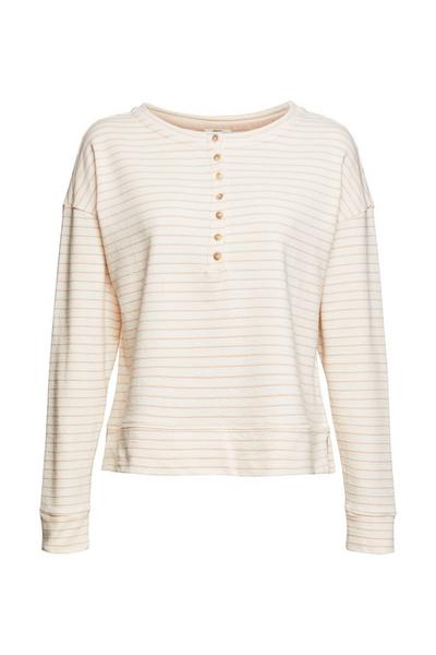 Longsleeve mit Knopfleiste