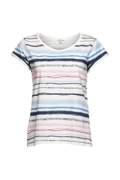 SG-032EE1K321       BCI stri AW tee - E110/OFF WHI