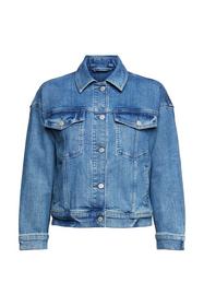 Jeansjacke im Oversize-Look