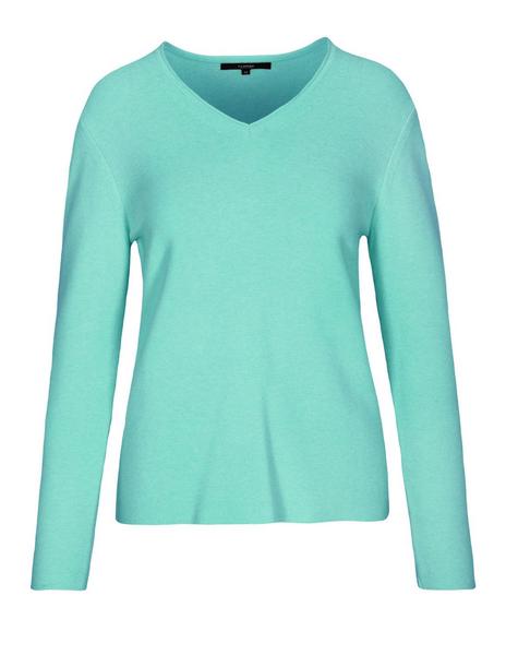 (S)NOS V-Pullover, Gots,1/1Arm - 512/512 TUERKIS M