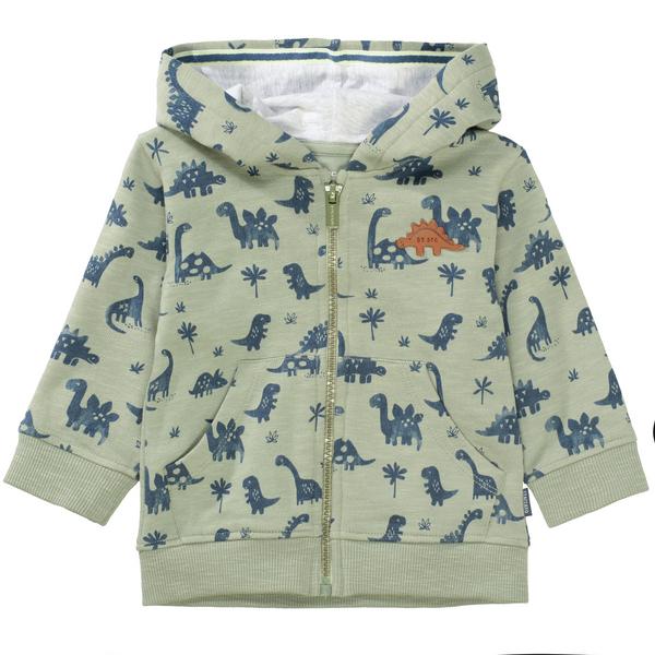 Kn.-Sweatjacke - 506/SOFT OLIVE AOP