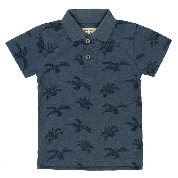 Kn.-Poloshirt - 606/INDIGO MEL.