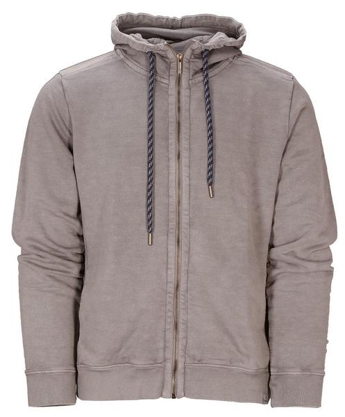 Hoodie Sweat Cardigan - 802/LIGHT GREY