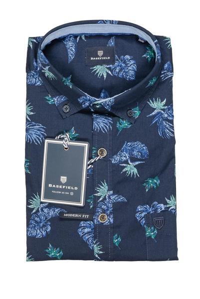 He.-Freizeithemd 1/1 - 606/BLUE NAVY