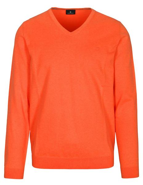 (S)NOS V- Pullover - 402/402 ORANGE MEL