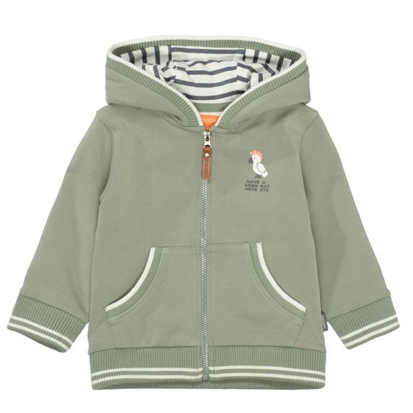 Kn.-Sweatjacke - 506/SOFT OLIVE