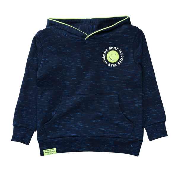 Kn.-Hoodie - 624/DEEP MARINE STRUCTUR