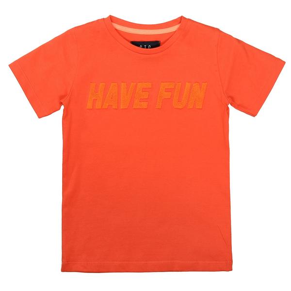 Kn.-T-Shirt - 400/TOMATO