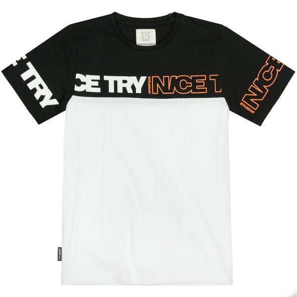 Kn.-T-Shirt - 100/BLACK/WHITE