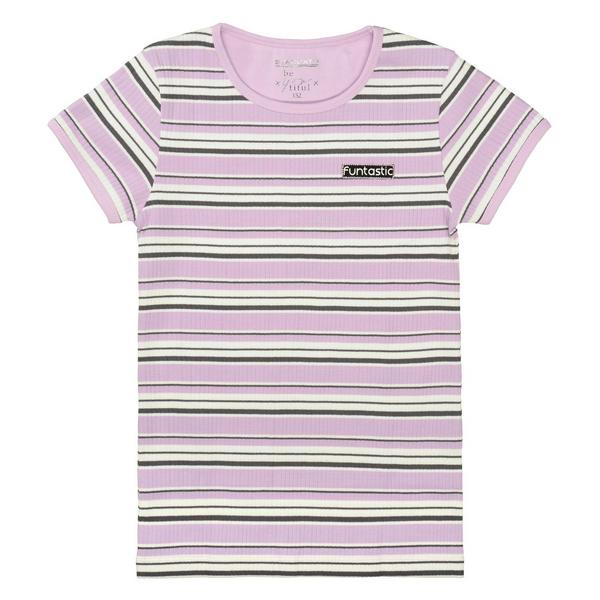 Md.-Streifen-T-Shirt - 416/VINTAGE LILAC-STR