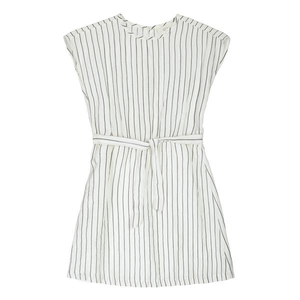 Md.-Streifen-Kleid - 100/WHITE-STR