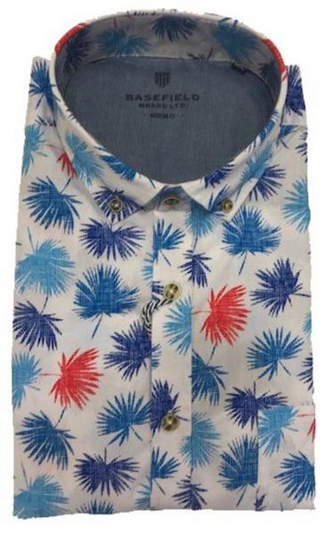 He.-Freizeithemd 1/2 - 100/WEISS