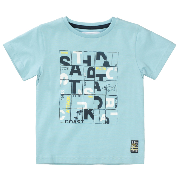 Kn.-T-Shirt - 626/LIGHT OCEAN
