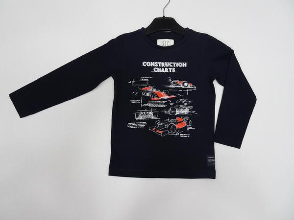 Kn.-Shirt,SLIM - 616/DARK NAVY