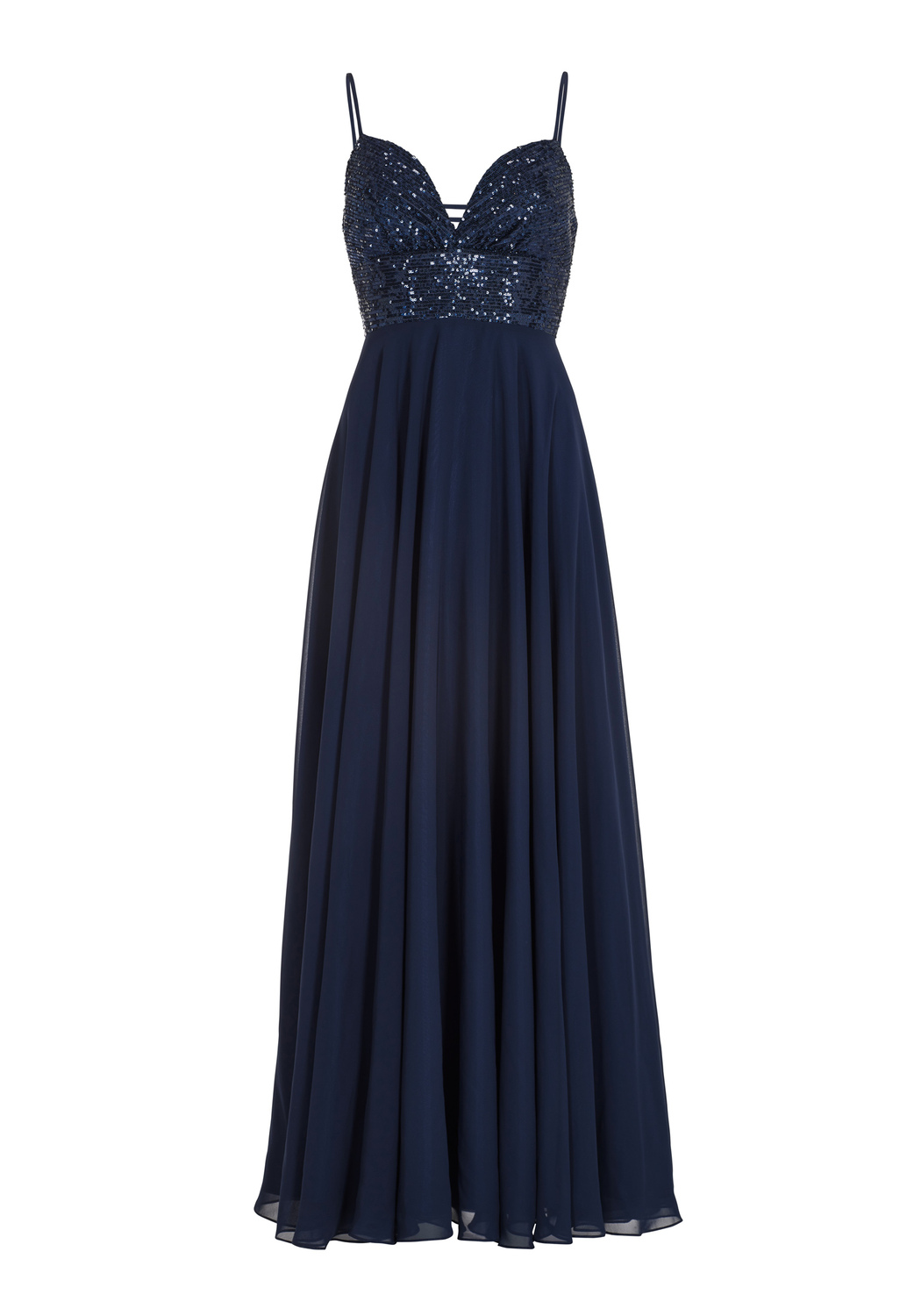 Maxikleid aus nachhaltigem Chiffon female