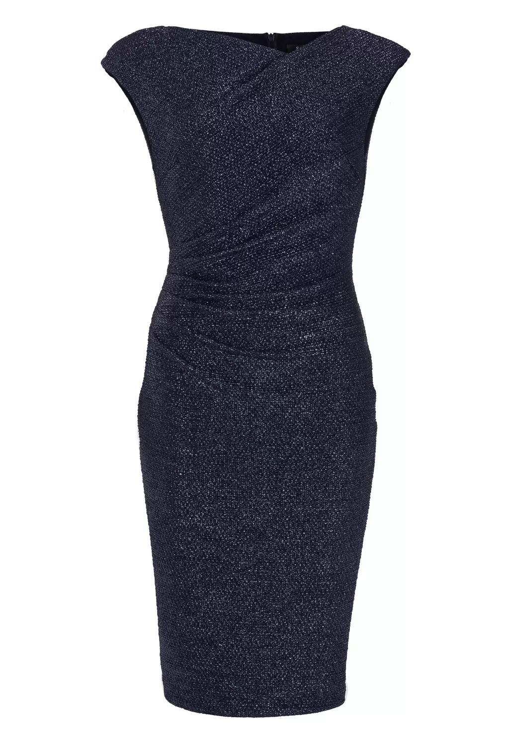 Cocktailkleid aus foliertem Jersey female