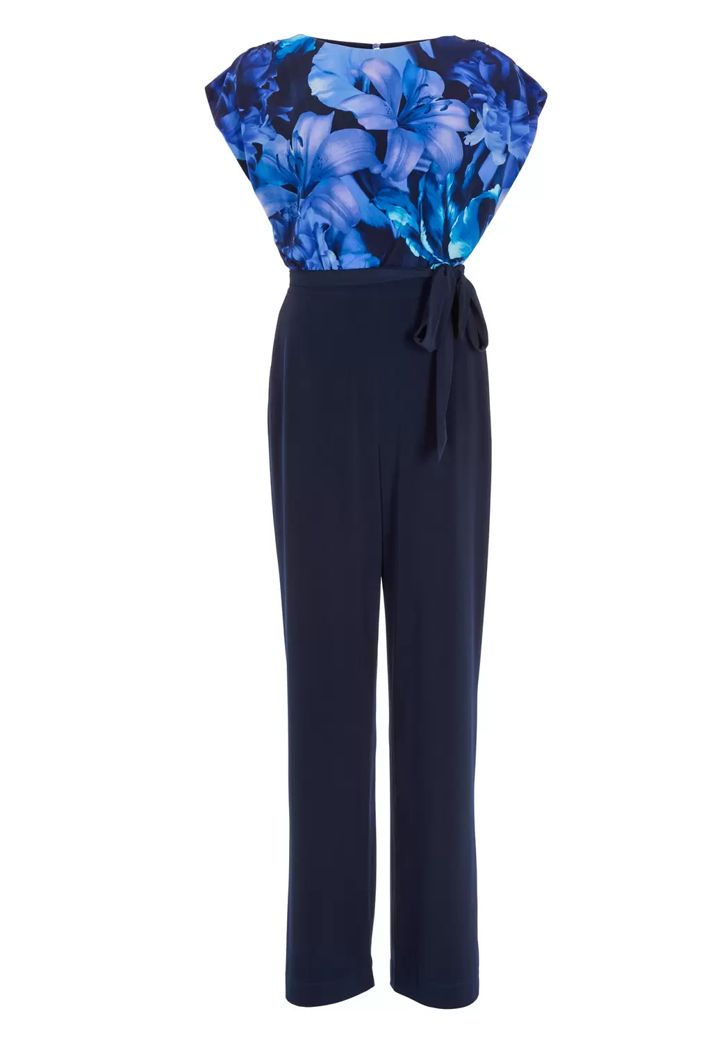 Elastischer Jersey Jumpsuit mit bed female