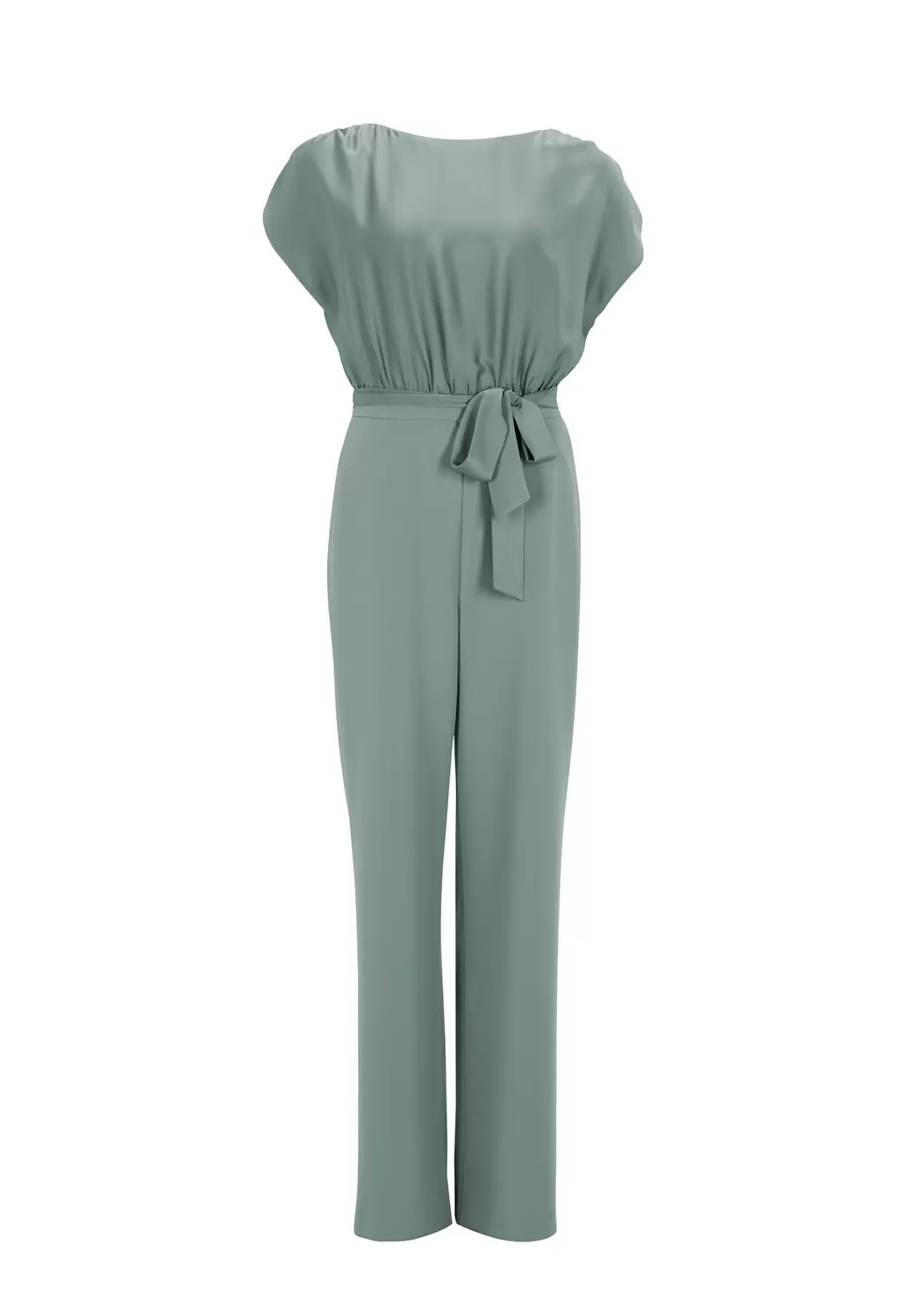 Jumpsuit aus Material-Mix
