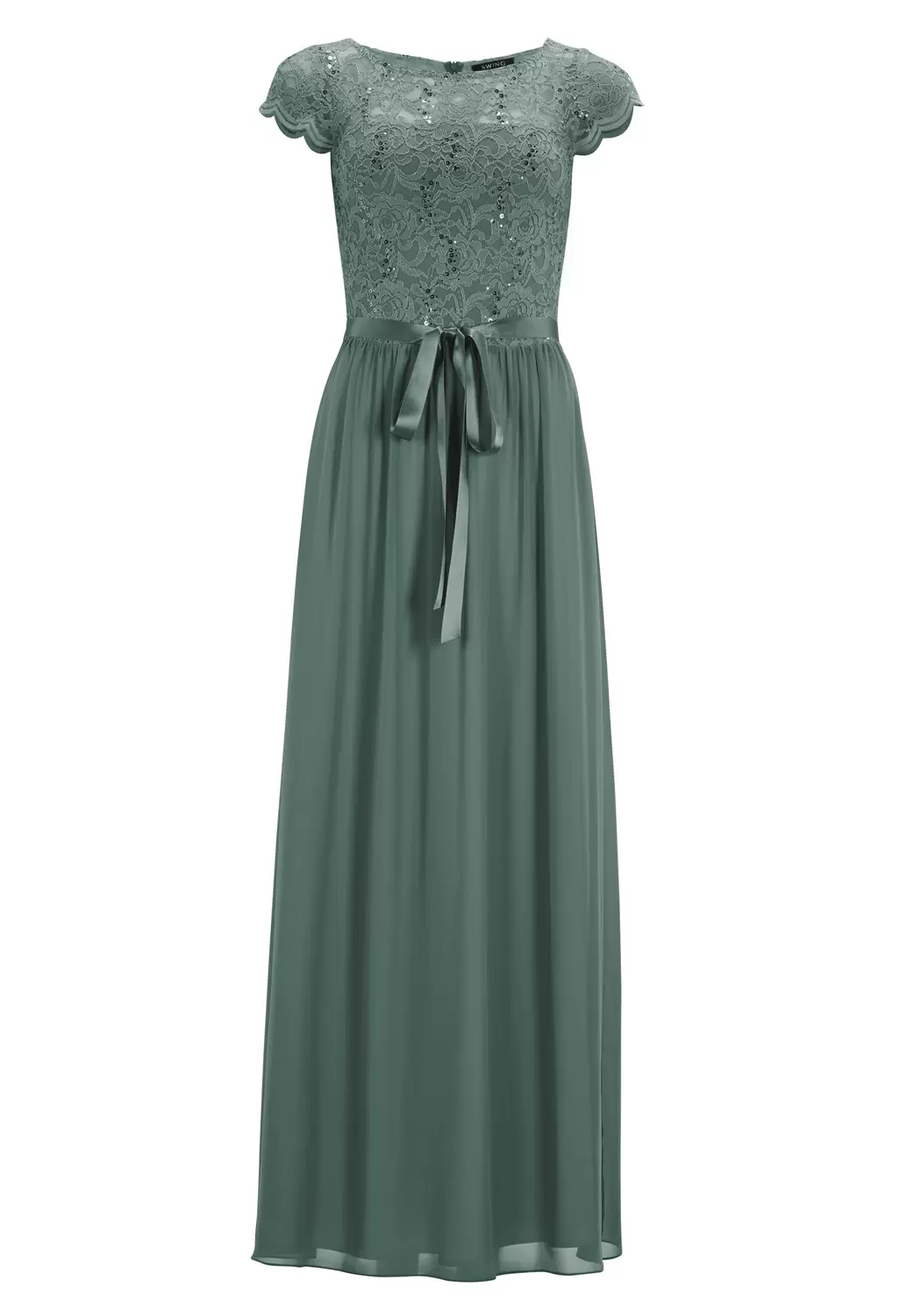 Abendkleid aus Chiffon mit paillett female