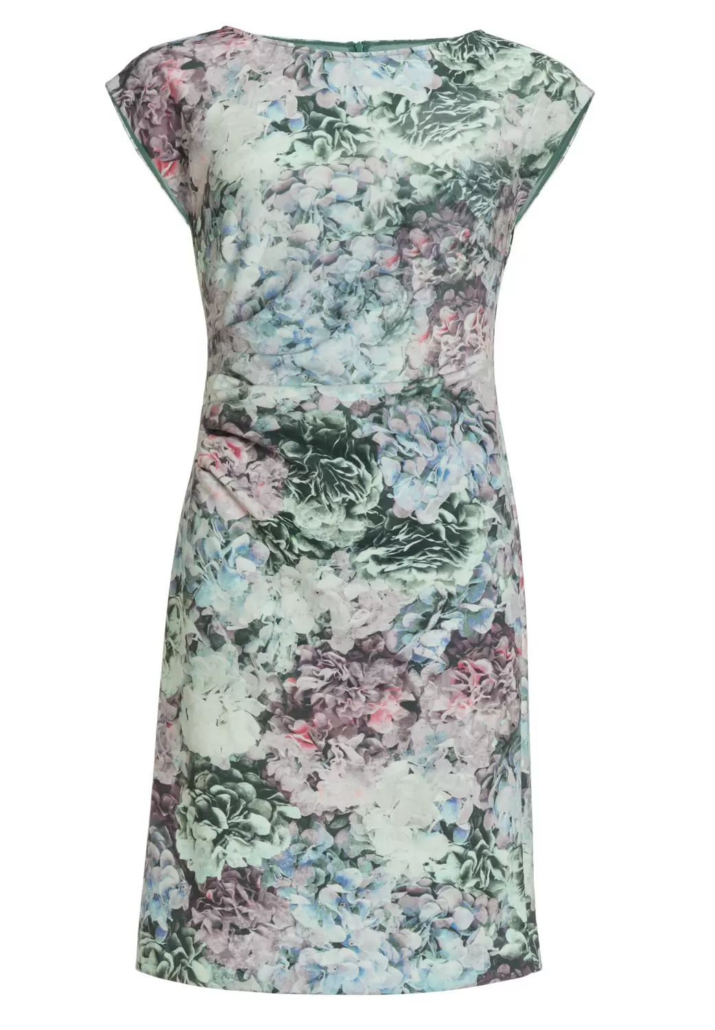 Etui Kleid aus floral bedrucktem Sc female
