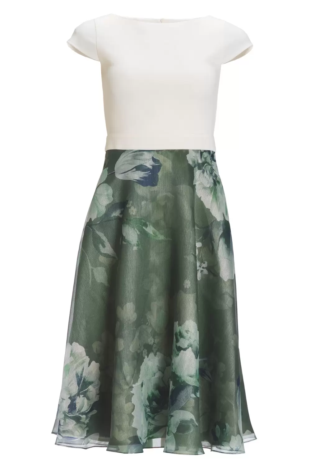 Cocktailkleid aus bedrucktem Organz female