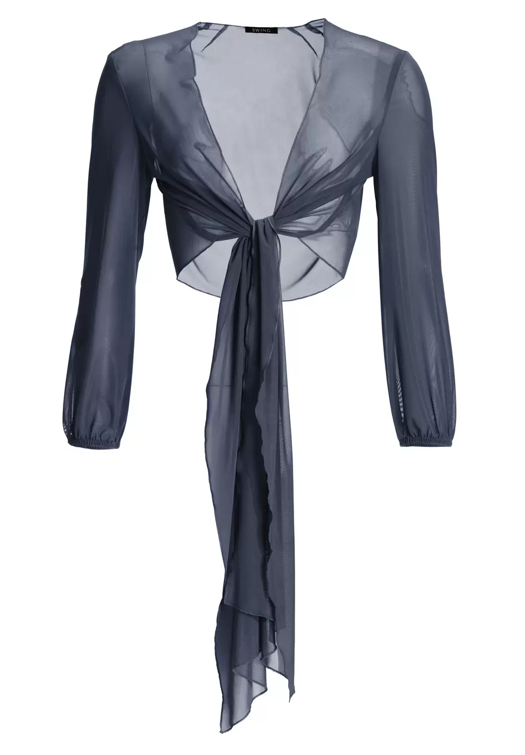 Wickelbolero aus Mesh