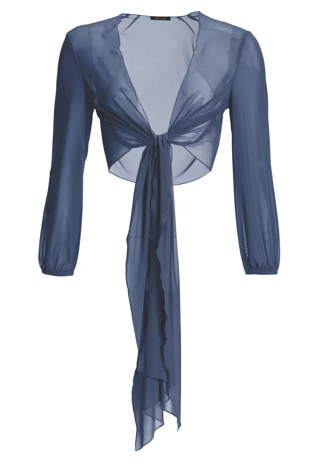 Wickelbolero aus Mesh
