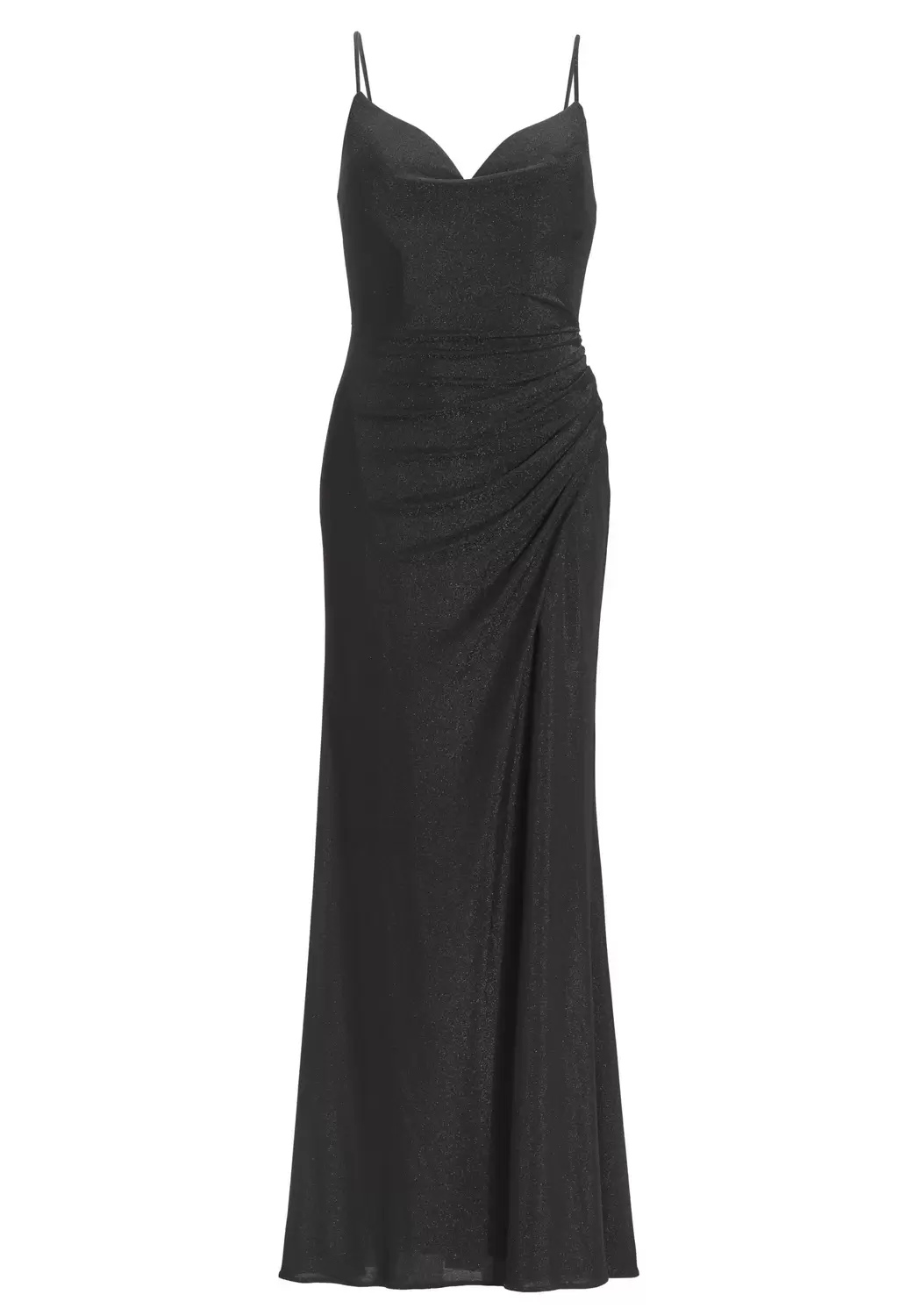 Figurbetontes Jerseykleid mit Beinschlitz