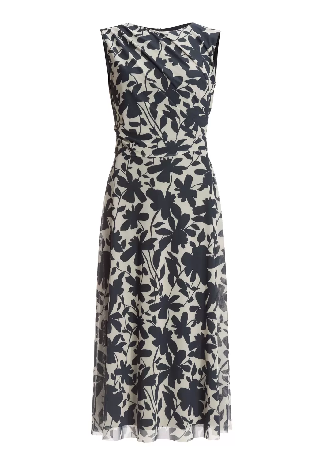 Midi Kleid aus weichem Mesh