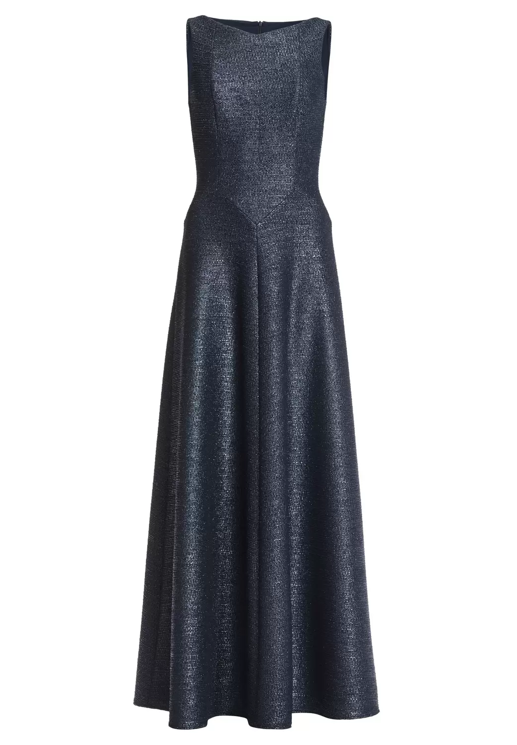 Robiges Abendkleid aus foliertem Je female