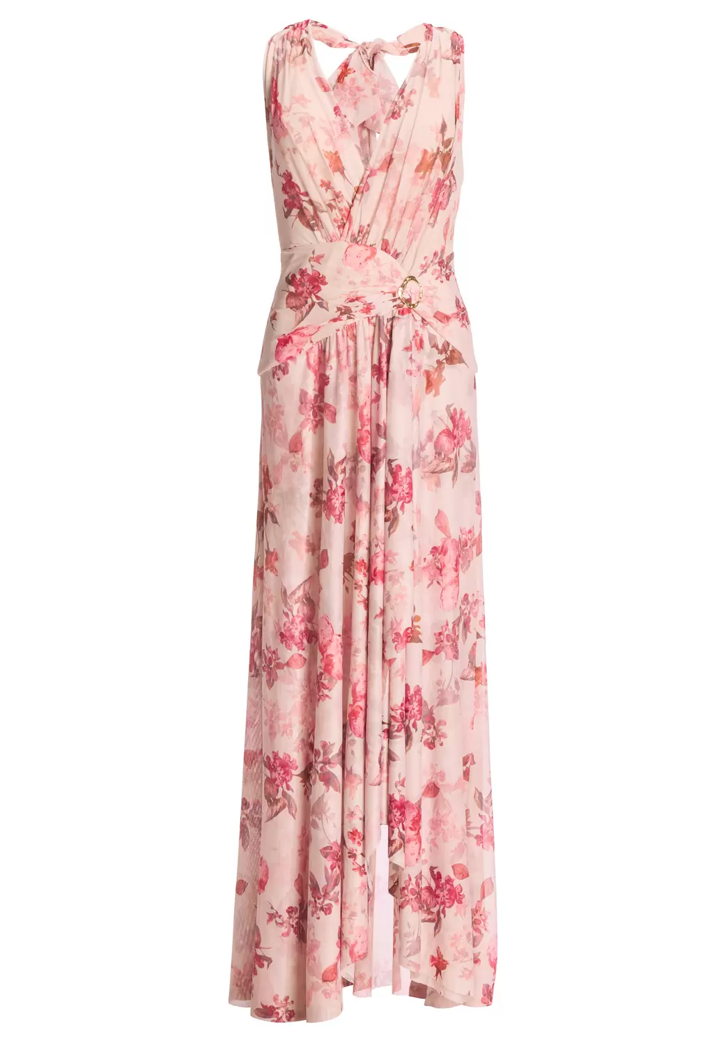 Neckholder Abendkleid mit floralem female