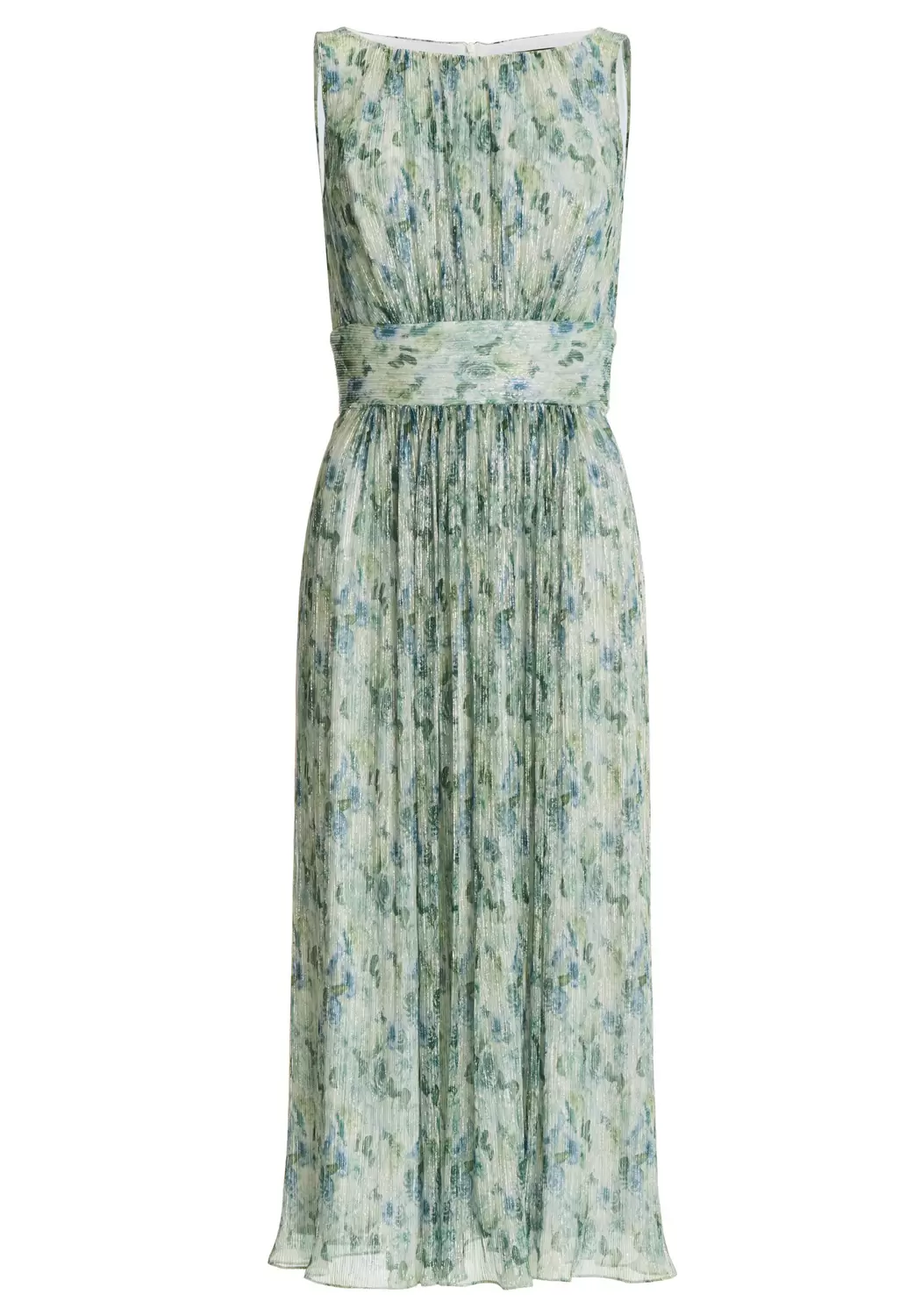 Cocktailkleid aus bedrucktem Plisse female