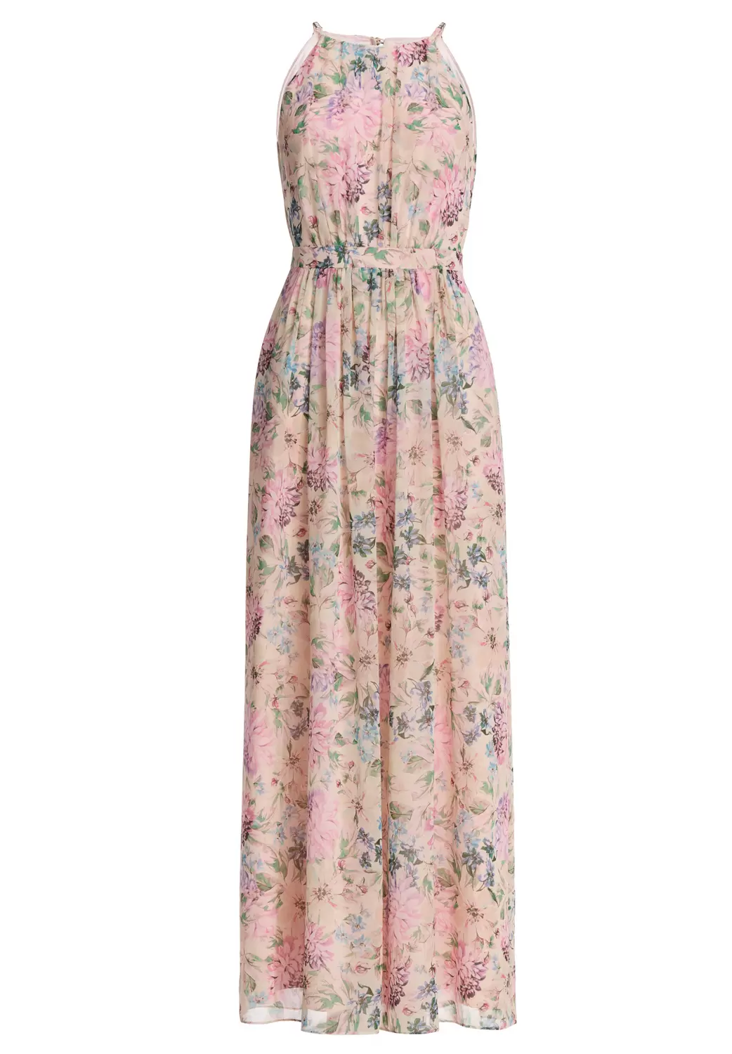 Abendkleid aus floral bedrucktem Ch female