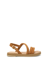 Velours-Leder-Sandale