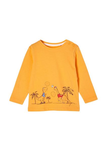 T-Shirt langarm - 2210/light oran