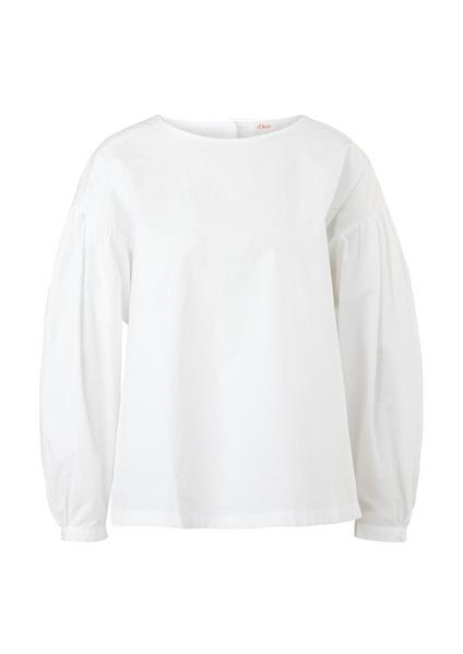 Bluse langarm - 0100/White