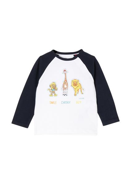 T-Shirt langarm - 0100/White