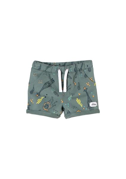 Leggins kurz - 67A7/petrol AOP