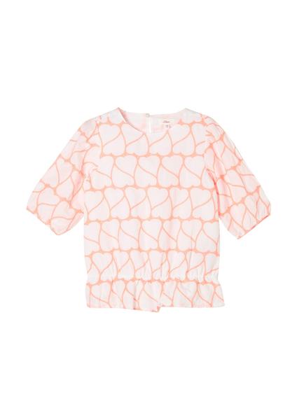 Bluse kurzarm - 0100/white