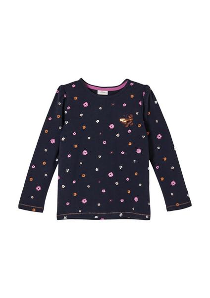 Jersey-Langarmshirt
