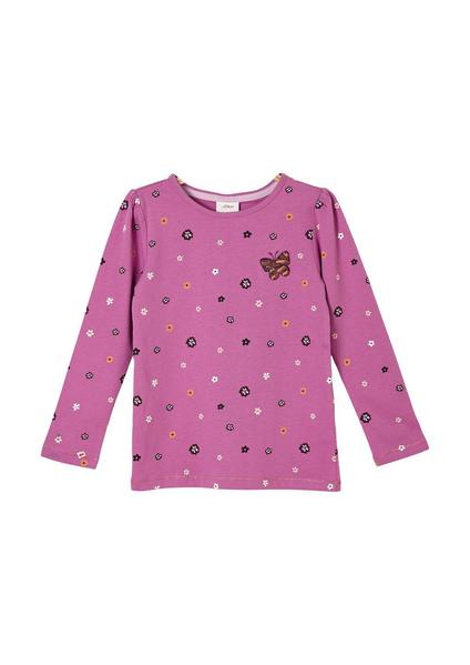 Jersey-Langarmshirt