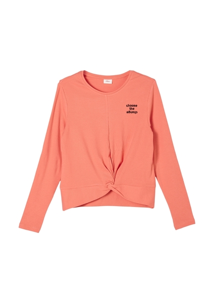 T-Shirt langarm - 2031/light oran