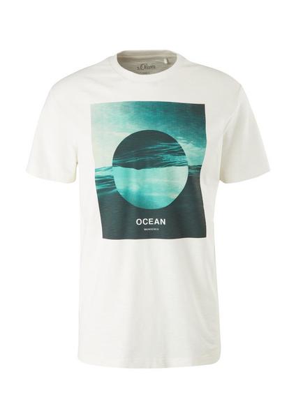 T-Shirt kurzarm - 0240/off-white