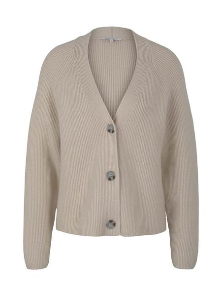 v-neck cardigan - 10336/Light Cashew Beige