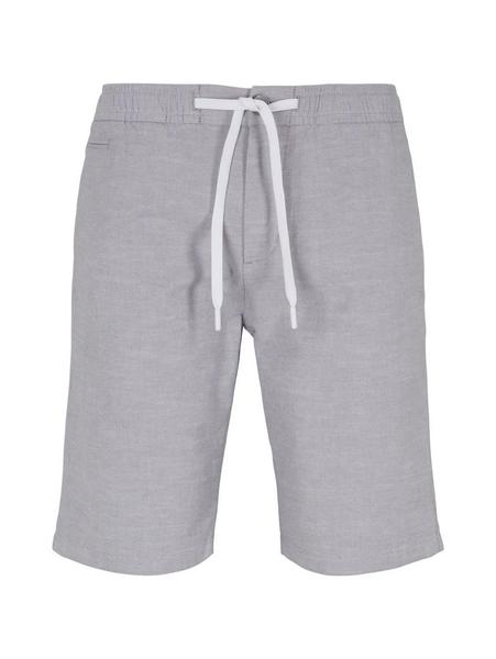structured shorts - 29315/grey white dobby