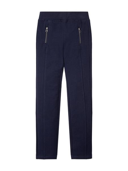 detailed zipper leggings