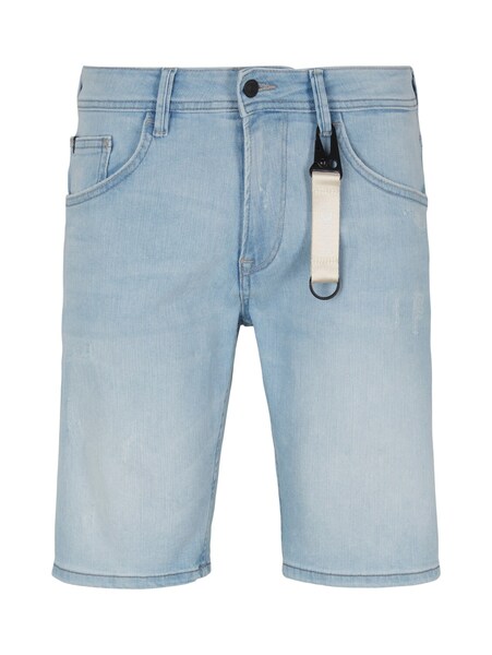 Regular denim shorts - 10122/Destroyed Light Stone