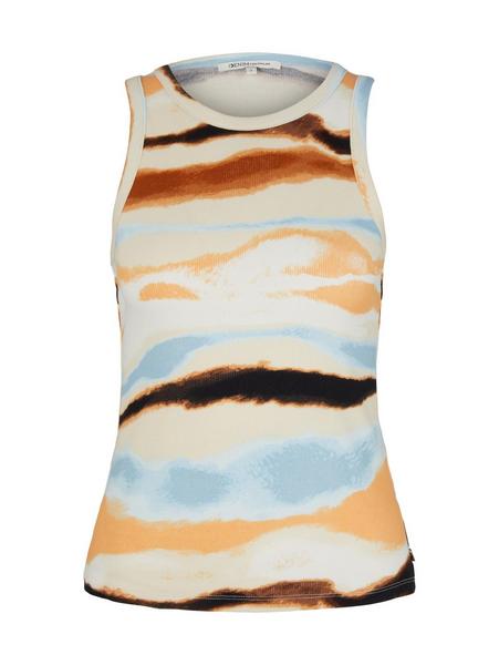 printed ribbed tanktop - 29568/multicolor batik
