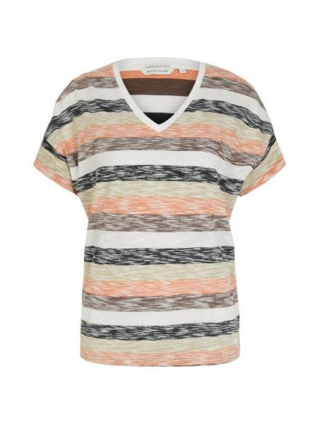 T-shirt inside print stripe - 29559/multicolor ora